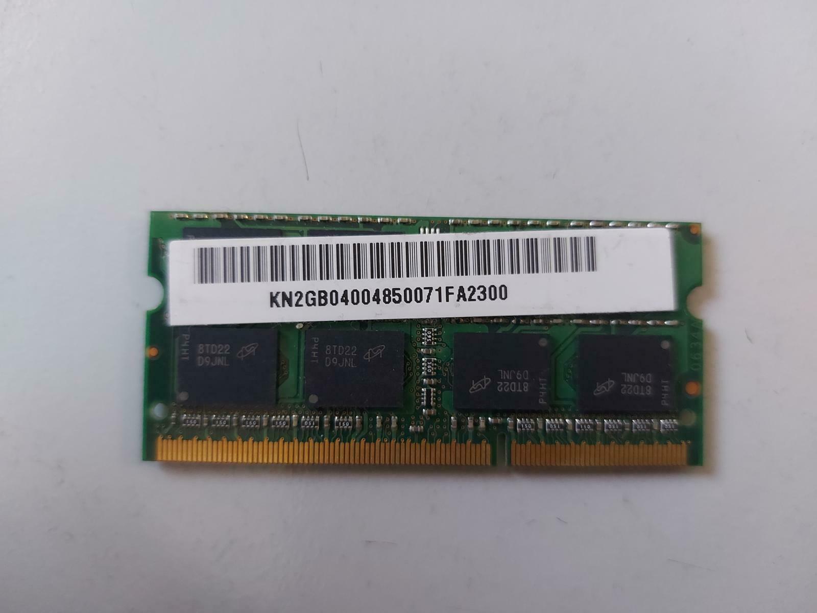 Micron 2GB DDR3-1066 SODIMM PC3-8500 NON-ECC Memory Module MT16JSF25664HY-1G1D1