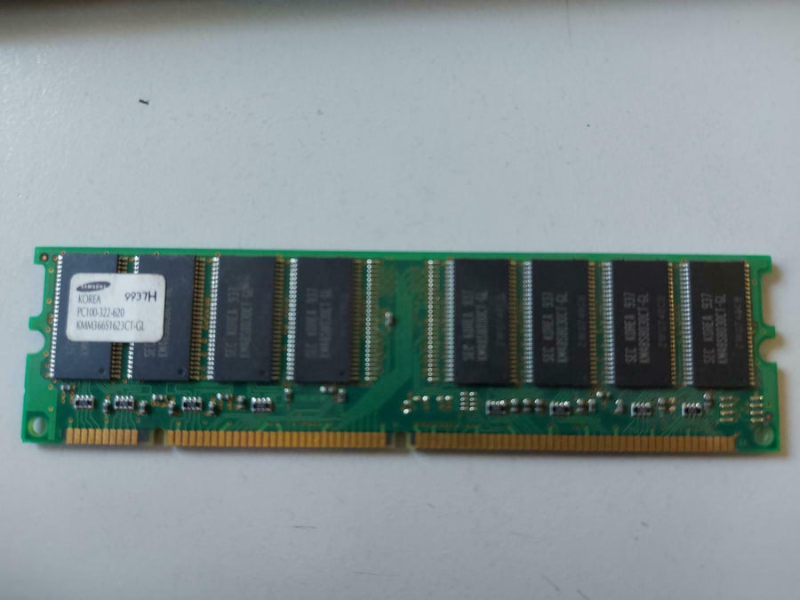 SamsungHP 128MB PC100 nonECC Unbuffered CL2 168P DIMM KMM366S1623CT-GL 1818-7327