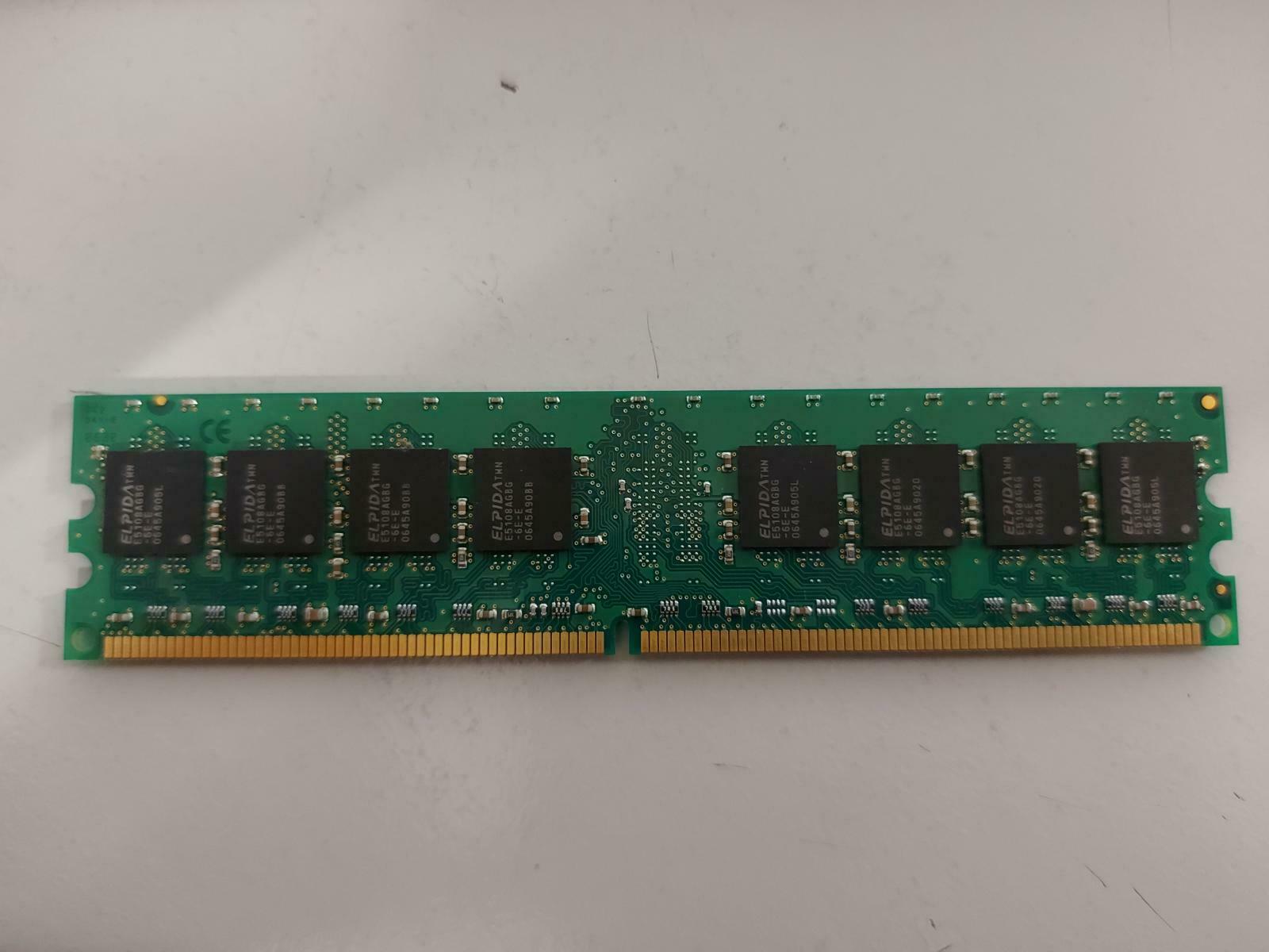 Kingston 1GB PC2-4200 DDR2 ECC Unbuffered CL4 240P DIMM KC6844-ELG37 9995230-016