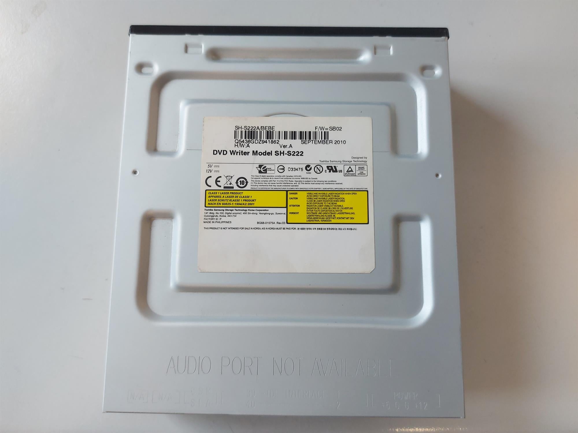 Samsung 22x internal DVD DVD/RW IDE DRIVE ( SH-S222A/BEBE )