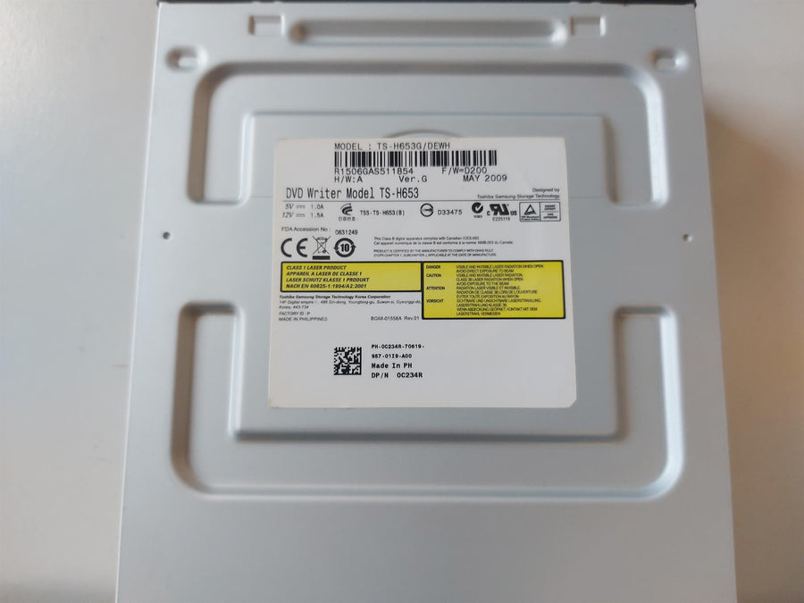 DELL TS-H653G/DEWH 16x DVD+/-RW Dual Layer SATA Internal DVD Writer Drive (0C234R)