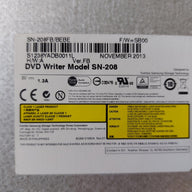 SAMSUNG 8X 12.7MM SLIM SATA INTERNAL DVDRW Drive (SN-208FB/BEBE)