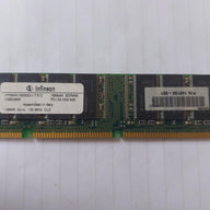 Infineon HP 128 MB SD-RAM 168-pin PC-133U non-ECC CL3 DIMM Memory Module ( HYS64V16220GU-7.5-C 140133-001)