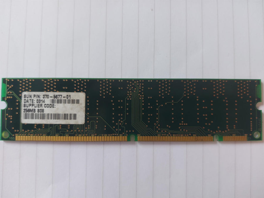 Infineon Sun 256MB PC133 133MHz CL2 ECC 168Pin Unbuffered DDR SDRAM DIMM Memory Module (HYS72V32300GU-7-D 370-5677-01)