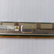 Qimonda HP 1GB PC2-5300 DDR2-667MHz ECC Fully Buffered CL5 240-Pin DIMM Dual Rank Memory Module (HYS72T128420HFN-3S-B 398706-551)