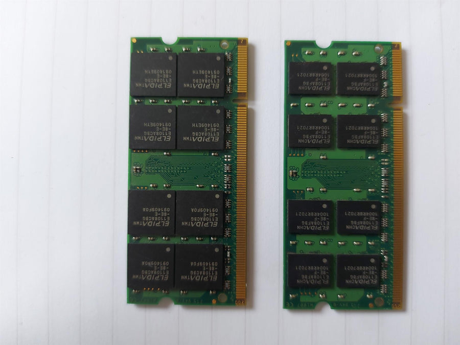 Kingston 2GB DDR2-667MHz PC2-5300 Non-ECC Unbuffered CL5 SoDimm Memory Module (KT833W39035 95295-044)