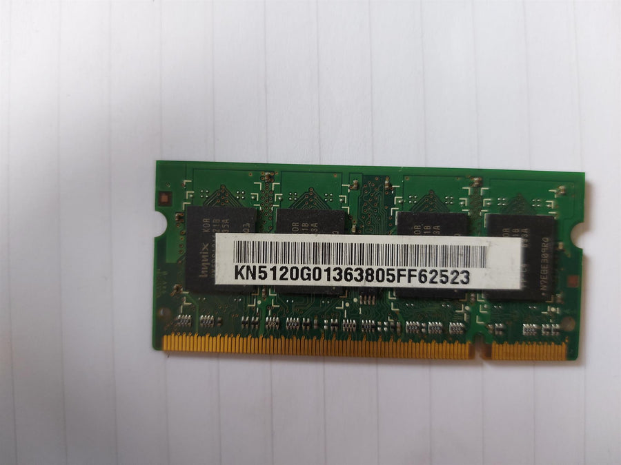 Hynix 512MB PC2-4200 DDR2-533MHz non-ECC Unbuffered CL4 200-Pin SoDimm Dual Rank Memory Module (HYMP564S64BP6-C4)