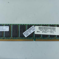 Hynix/IBM  256MB DDR-266MHz PC2100 ECC Unbuffered CL2.5 184-Pin DIMM Memory Module (HYMD232726A8-H 10K0068)