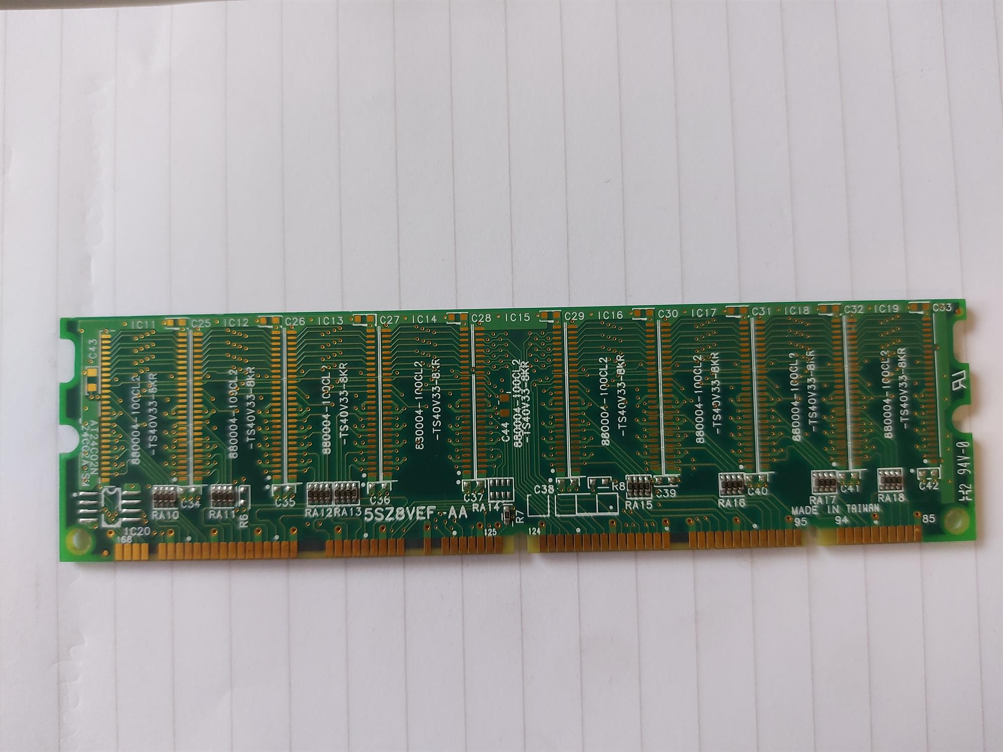 Buffalo 256MB PC133 133MHz CL3 NonECC Unbuffered DDR SDRAM DIMM Memory Module (VS133-S256/MD)