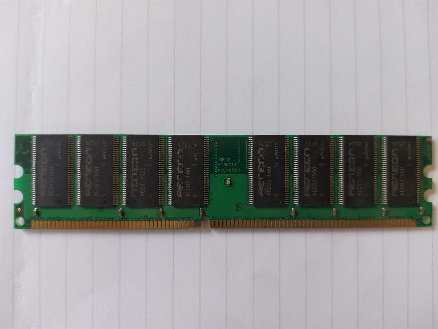 Aeneon 512MB PC3200 DDR-400MHz non-ECC Unbuffered CL3 184-Pin DIMM Memory Module ( AED660UD00-500C88X )