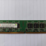 Hynix/HP 1GB PC2-5300 DDR2-667MHz non-ECC Unbuffered CL5 240-Pin DIMM Dual Rank Memory Module (HYMP512U64BP8-Y5 AB 377726-888)