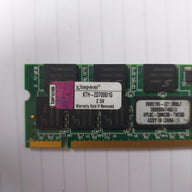 Kingston 1GB PC2700 DDR-333MHz non-ECC Unbuffered CL2.5 200-Pin SoDimm Memory Module (KTH-ZD7000/1G 9905195-021)