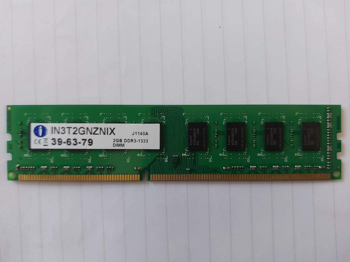 Integral 2GB PC3-10600 DDR3-1333MHz CL9 NonECC Unbuffered SDRAM DIMM Memory Module (IN3T2GNZNIX)