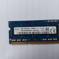 Hynix/Lenovo 4GB PC3-12800 DDR3-1600MHz non-ECC Unbuffered CL11 204-Pin SoDimm Single Rank Memory Module (HMT451S6MFR8C-PB 03X6561)