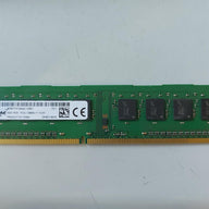 Micron 4GB PC3-12800 DDR3-1600MHz non-ECC Unbuffered CL11 240-Pin DIMM 1.35V Low Voltage Single Rank Memory Module (MT8KTF51264AZ-1G6E1)