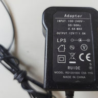 RUIDE 12V 1.0A Power Adapter (RD1201000-C55-1YG)