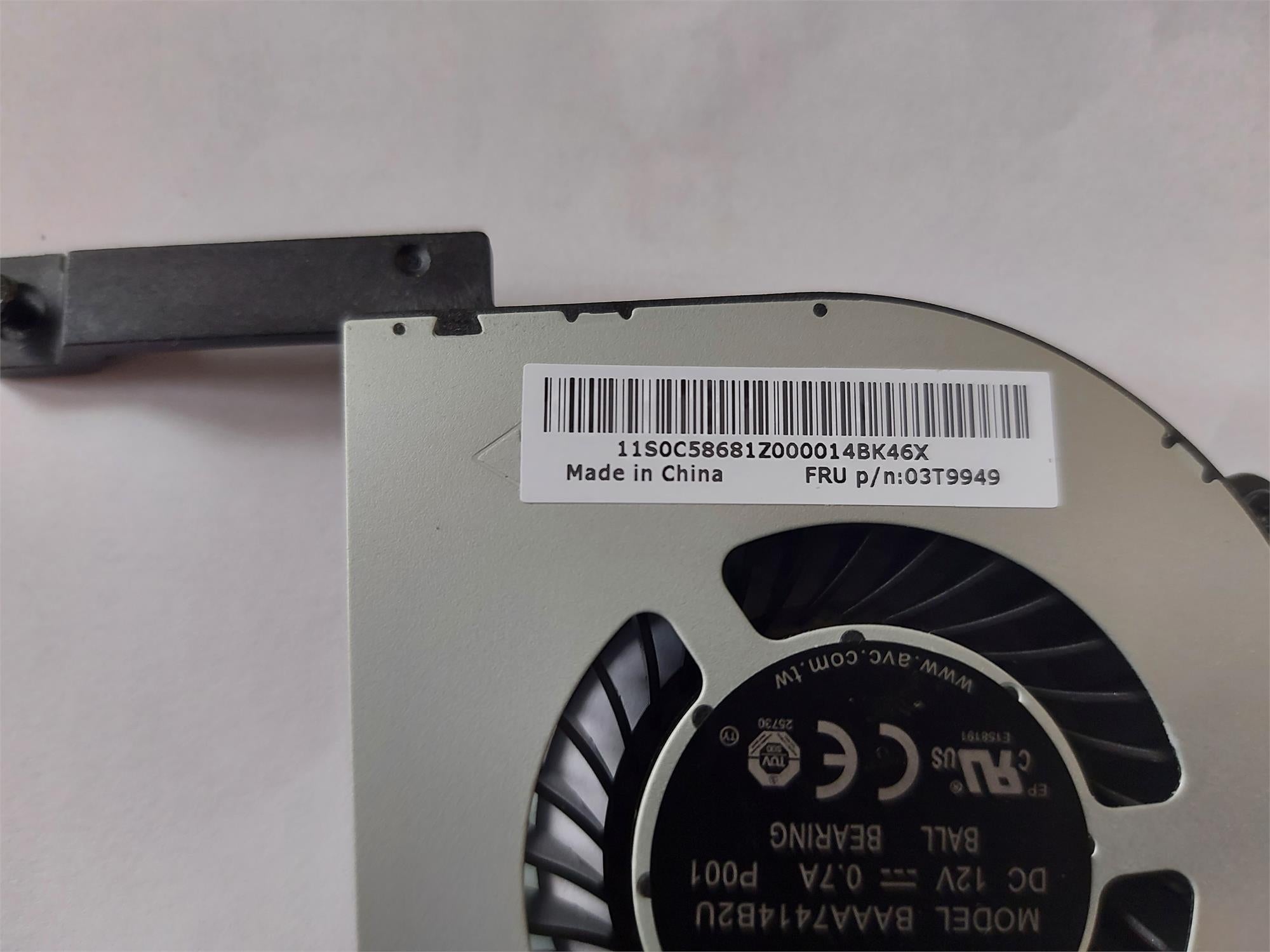 Lenovo BAAA741B2U ThinkCentre M93 M93P Tiny Desktop Cooling Fan (03T9949)