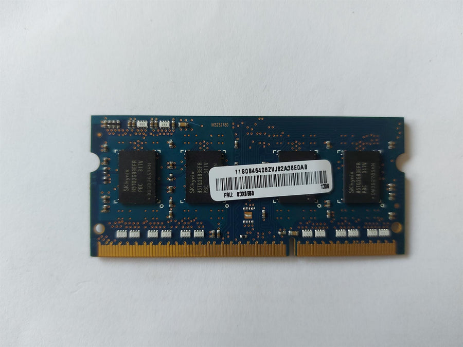 Hynix/IBM 2GB PC3-12800 DDR3-1600MHz non-ECC Unbuffered CL11 204-Pin SoDimm Single Rank Memory Module (HMT325S6EFR8C-PB 03X6560)