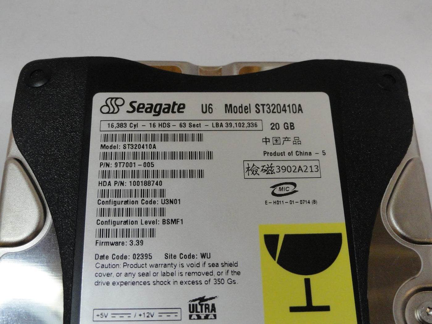 PR19202_9T7001-005_Seagate 20GB IDE 5400rpm 3.5in HDD - Image3
