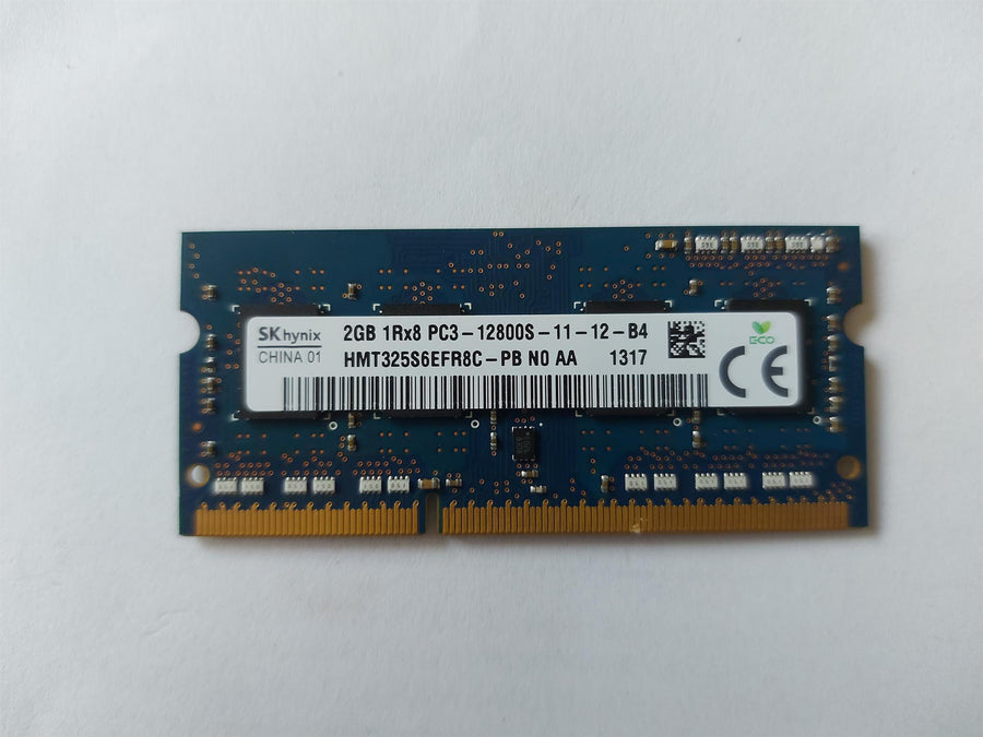 Hynix/IBM 2GB PC3-12800 DDR3-1600MHz non-ECC Unbuffered CL11 204-Pin SoDimm Single Rank Memory Module (HMT325S6EFR8C-PB 03X6560)