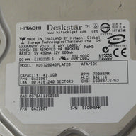 PR16207_0A33073_Hitachi 40GB IDE 7200rpm 3.5in HDD - Image2
