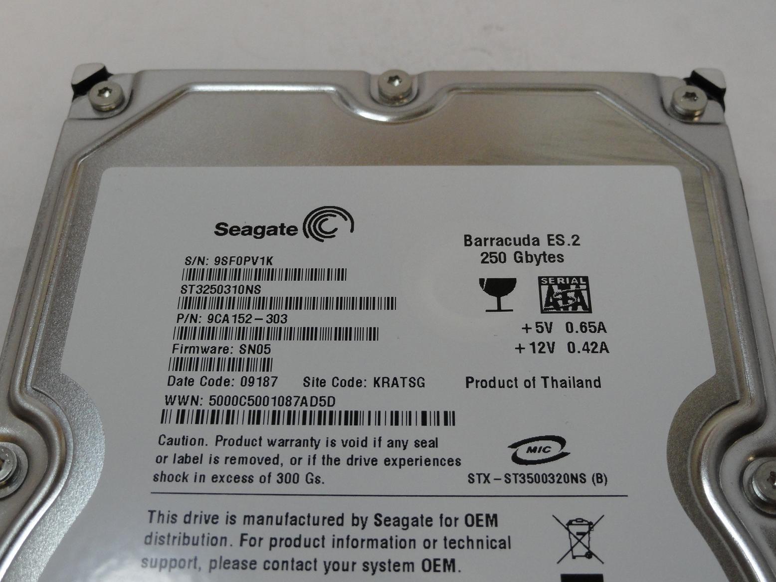 PR13561_9CA152-303_Seagate 250GB SATA 7200rpm 3.5in HDD - Image2