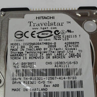 08K0851 - Hitachi Dell 20GB IDE 4200rpm 2.5in Travelstar HDD - USED