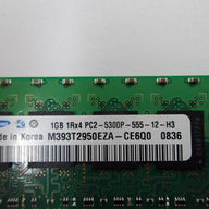 M393T2950EZA-CE6Q0 - HP/Samsung 1GB PC2-5300 DDR2-667MHz ECC Registered CL5 240-Pin DIMM Memory Module Mfr P/N M393T2950EZA-CE6Q0 HP P/N 405475-051 - Refurbished