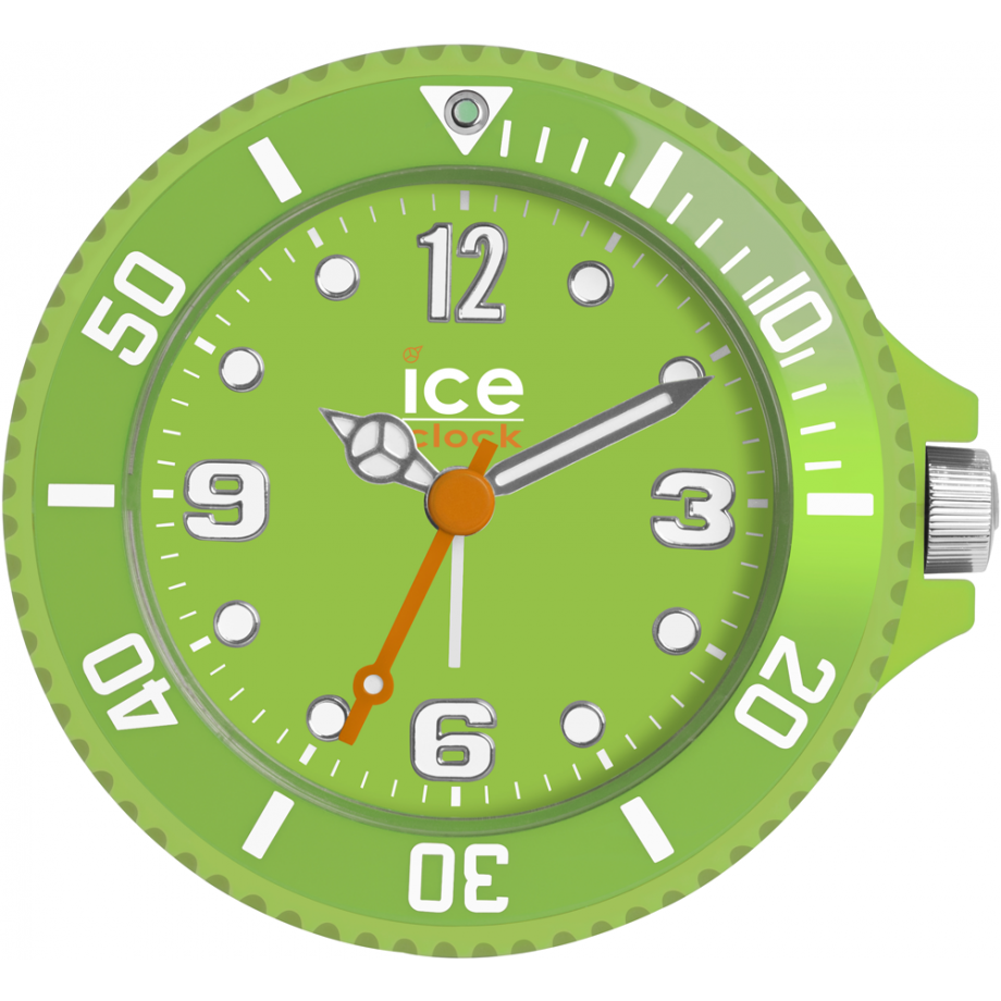 Ice-Clock 90 mm Travel Alarm Clock, Green ( ITAF.GN )