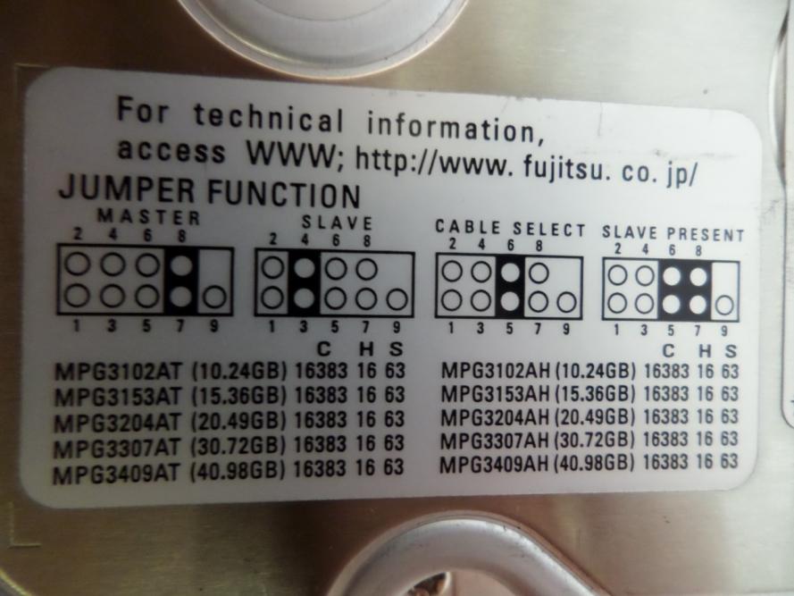 MC2773_CA01675-B97300GU_Fujitsu 4.3Gb IDE 5400rpm 3.5in HDD - Image4