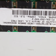 Micron 256MB PC133 133MHz non-ECC Unbuffered CL2 168-Pin SDRAM DIMM Memory Module ( MT18LSDT3272AY-13EG3 ) USED