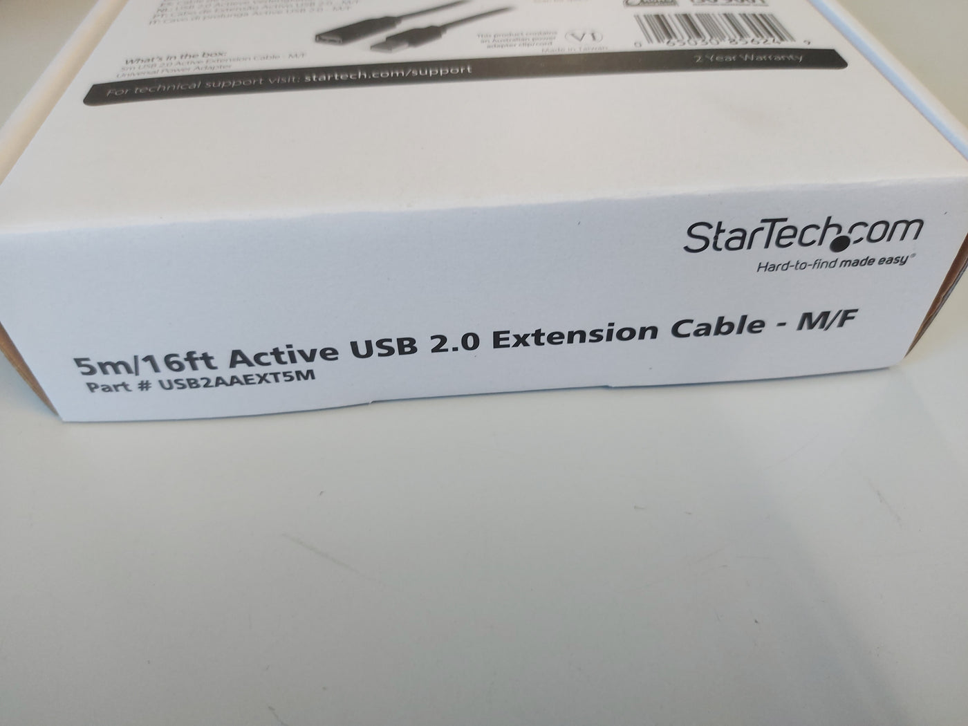 StarTech.com 5m/16ft Active USB 2.0 Extension Cable M/F ( USB2AAEXT5M ) NEW