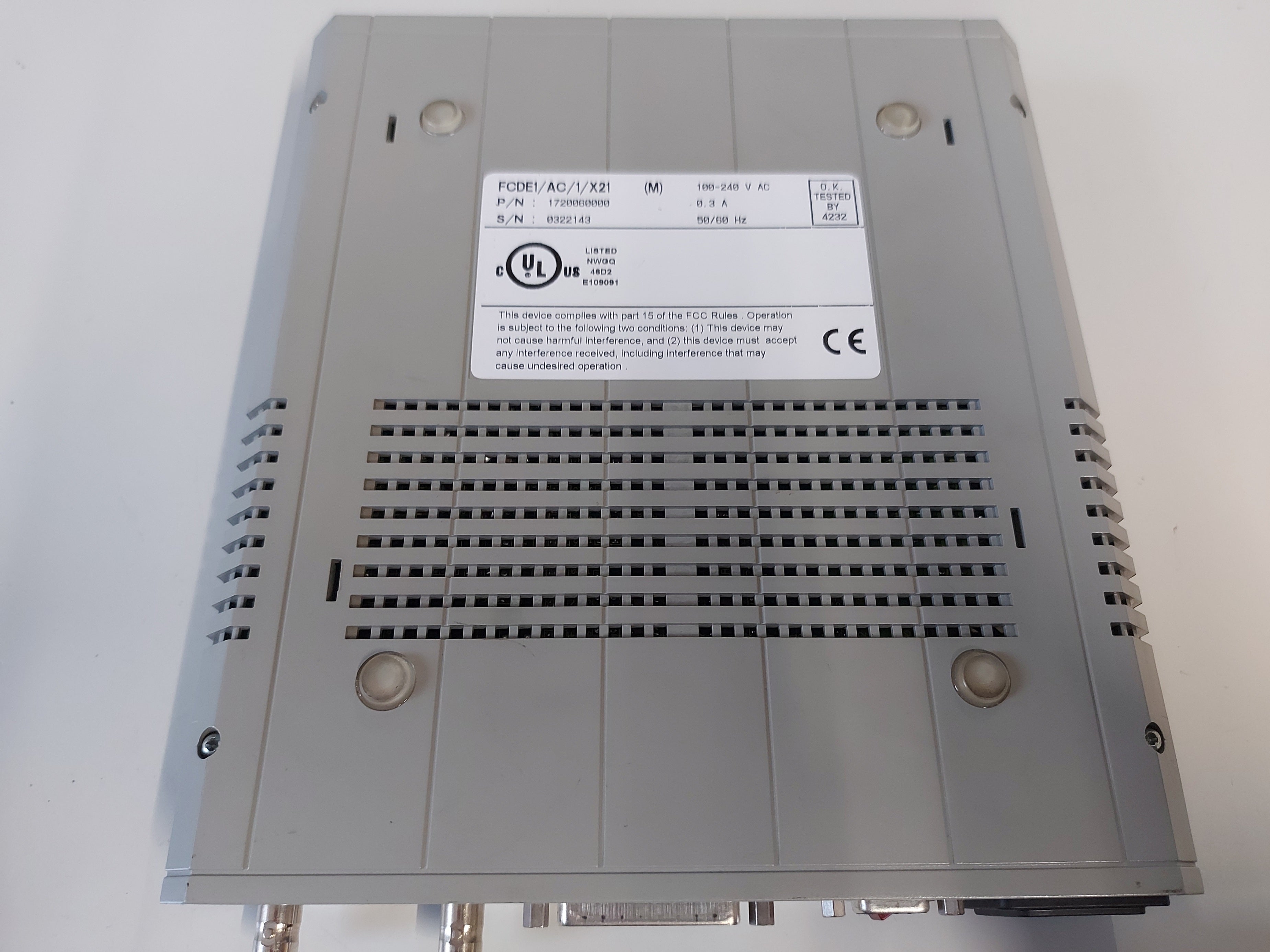 RAD FCD-E1 Access Unit NO PSU ( FCED1/AC/1/X21 1720060000 ) USED