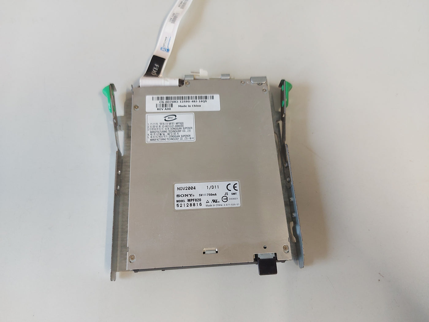Sony Dell 1.44MB Floppy Drive for OptiPlex GX280 ( 0D7692 MPF820 ) USED