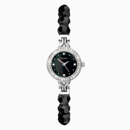 SEKONDA Womens Analogue Classic Quartz Watch with Textile Strap 4217