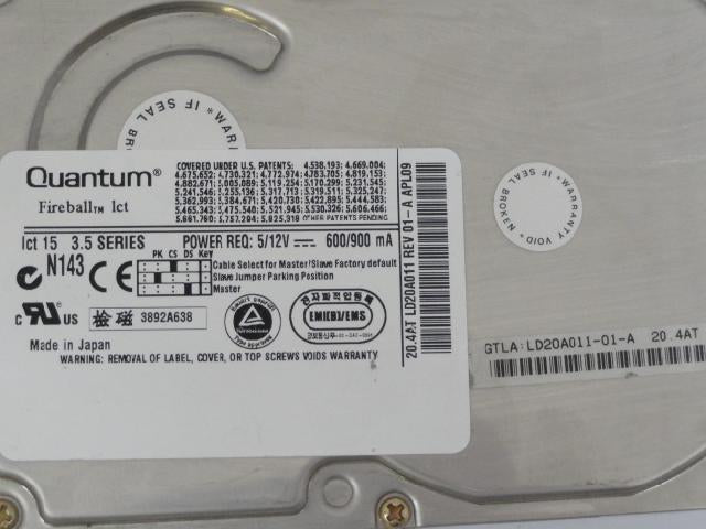 PR24502_LD20A011_Quantum Dell IBM Compaq 20Gb IDE 5400rpm 3.5in - Image3