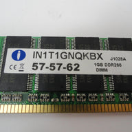 IN1T1GNQKBX - Integral 1Gb DDR-266 PC-2100 SDRAM RAM Module - Refurbished
