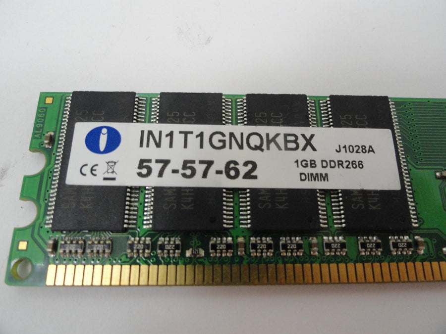 IN1T1GNQKBX - Integral 1Gb DDR-266 PC-2100 SDRAM RAM Module - Refurbished