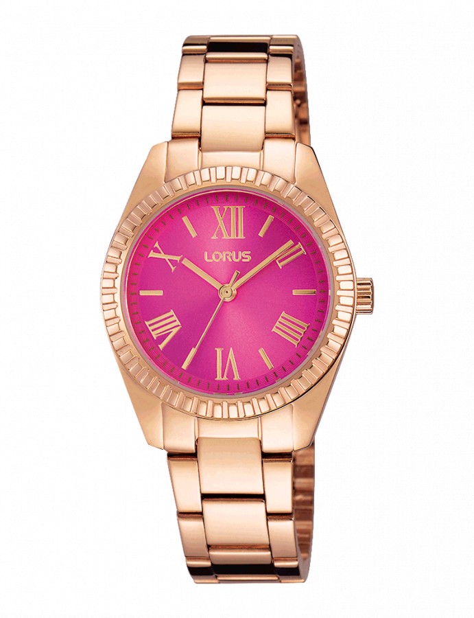 LORUS Ladies' Rose Gold Plate Analogue Watch RG230KX9