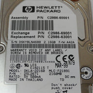 MC0752_25L2671_IBM HP 2.1GB IDE 4200rpm 2.5in HDD - Image3