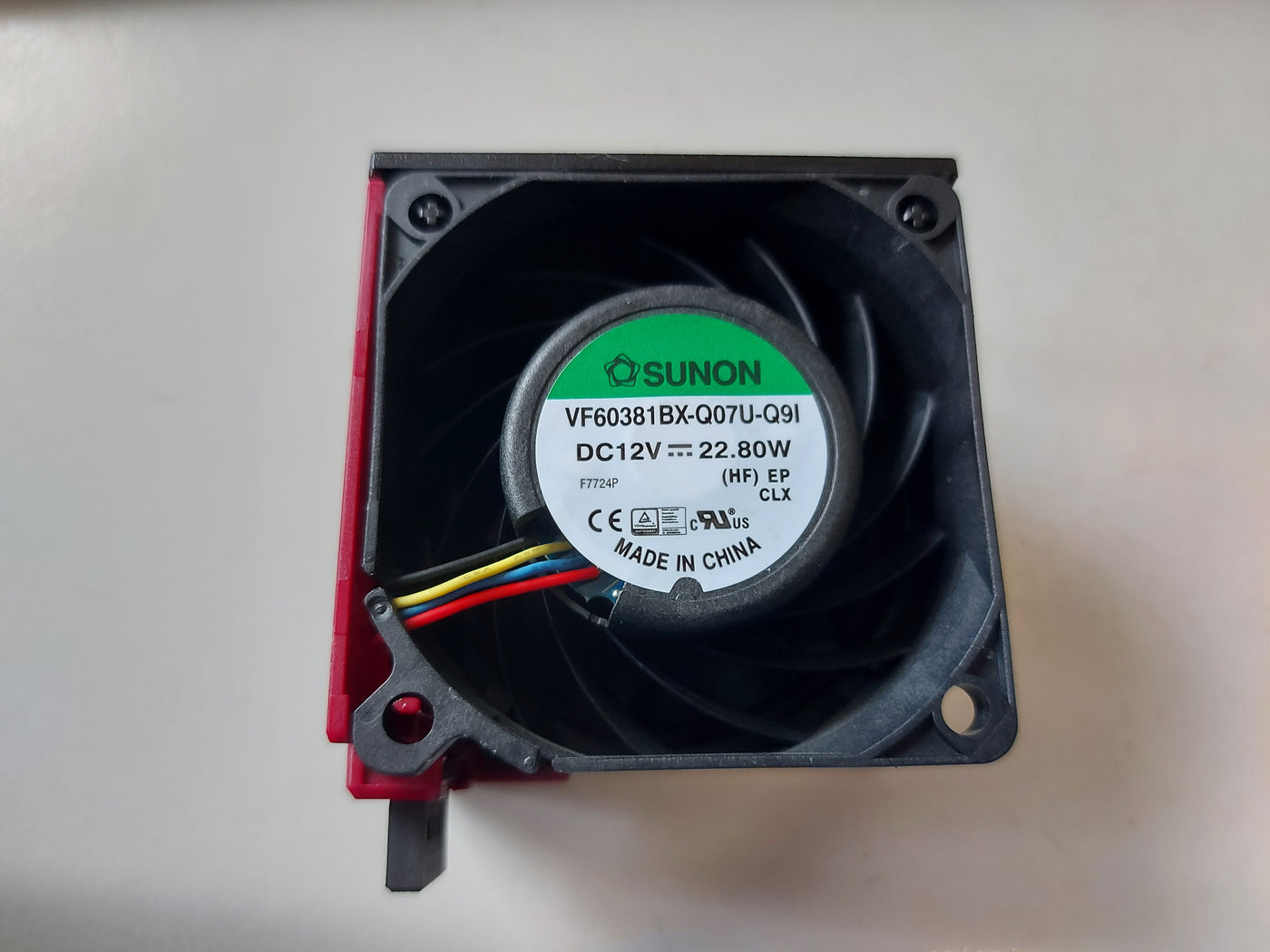 Sunon HP DC12V 22.80W Proliant DL380 G10 Fan Module ( VF60381BX-Q07U-Q9I 873802-001 ) REF 