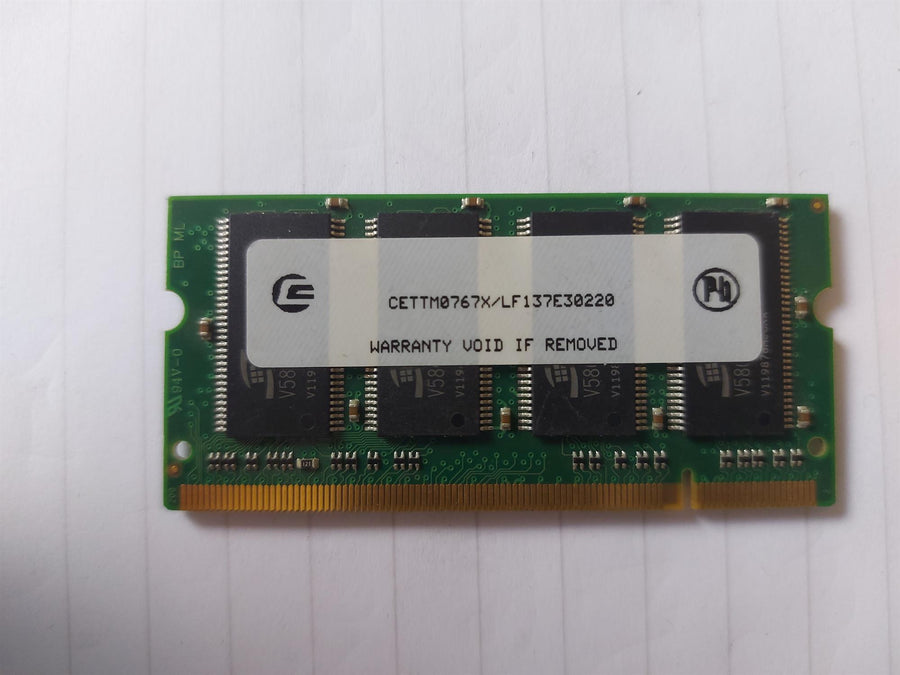 Centon Electronics 256MB DDR SoDimm Non ECC PC-2700 333Mhz Memory (RD697G03 CETTM0767X/LF137E30220)