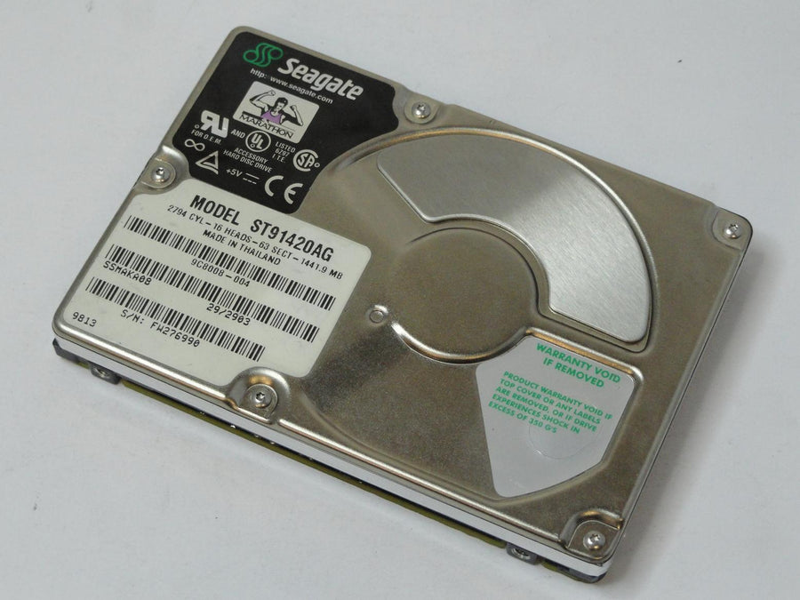 9C8008-004 - Seagate 1.4GB IDE 4500rpm 2.5in Marathon HDD - Refurbished