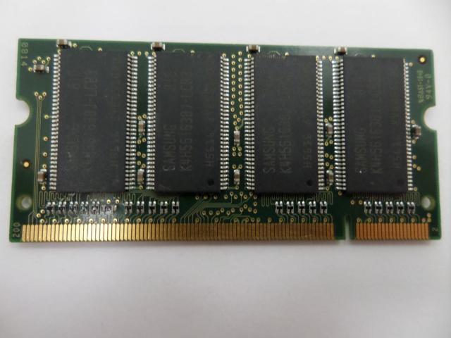 M470L3224JU0-CB3 - Samsung 256MB PC2700 DDR-333MHz non-ECC Unbuffered CL2.5 200-Pin SoDimm Memory Module - USED