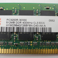 MC3807_PC3200R-30330_Hynix HP 512Mb PC3200 400Mhz DDR CL3 ECC RAM - Image2