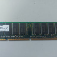 Samsung 128MB PC133 133MHz non-ECC Unbuffered CL3 168-Pin DIMM Module ( M366S1723CTS-C75 ) REF