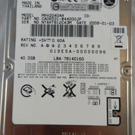 Fujitsu 40GB IDE 5400rpm 2.5in HDD ( CA06531-B44000JP MHV2040AH ) USED