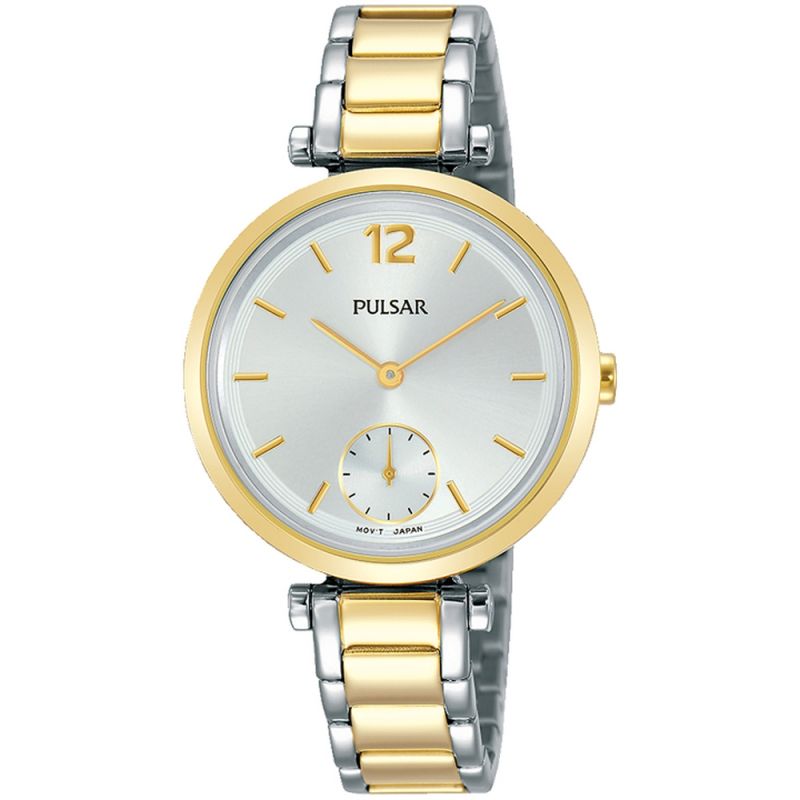 Pulsar Women's Analogue Analog Quartz Watch with Stainless Steel Strap PN4064X1