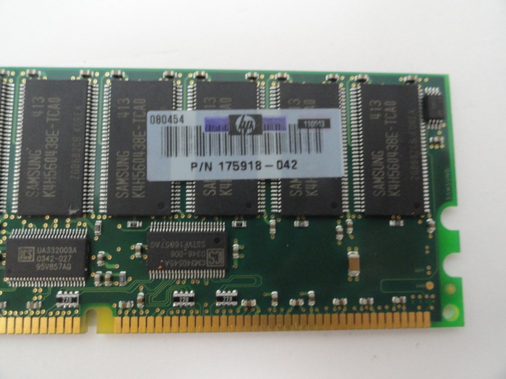 PR16870_M383L6420ETS-CA0Q0_Samsung HP 512Mb DDR PC1600 CL2 ECC RAM Module - Image2