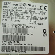 MC0966_31L9842_IBM 9.1Gb IDE 7200rpm 3.5in HDD - Image2